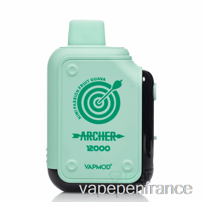 Stylo Vape Jetable Archer 12000, Kiwi, Fruit De La Passion, Goyave